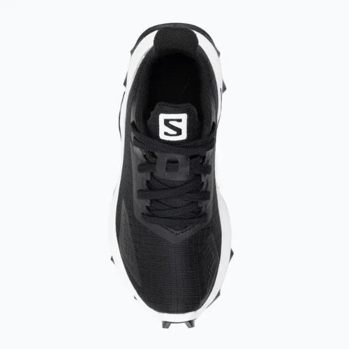 Salomon Alphacross Blast vaikiški bėgimo bateliai juoda/balta/juoda