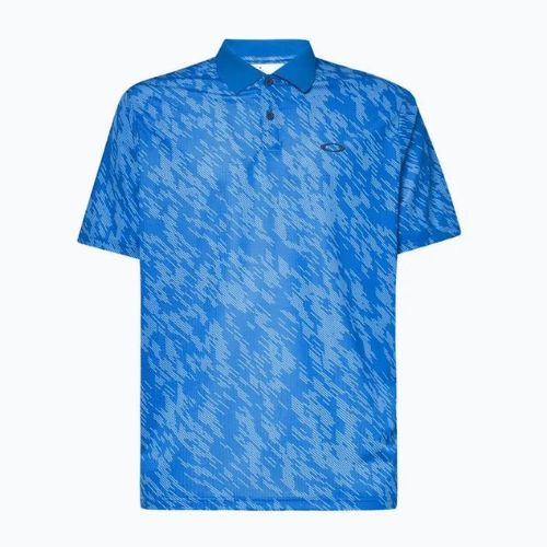 Oakley vyriški polo marškinėliai Contender Print blue FOA403162