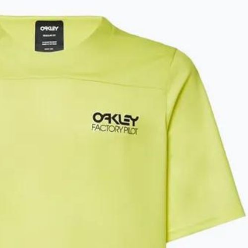 Oakley Factory Pilot Lite MTB vyriški dviratininko marškinėliai geltoni FOA403173