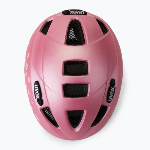 Vaikiškas dviratininko šalmas UVEX Kid 2 CC Pink S4149820715