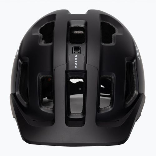 POC Axion urano juodos/opalo mėlynos spalvos metallic/matinis dviratininko šalmas