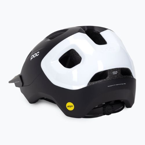 POC Axion Race MIPS dviratininko šalmas uranium black matt/hydrogen white