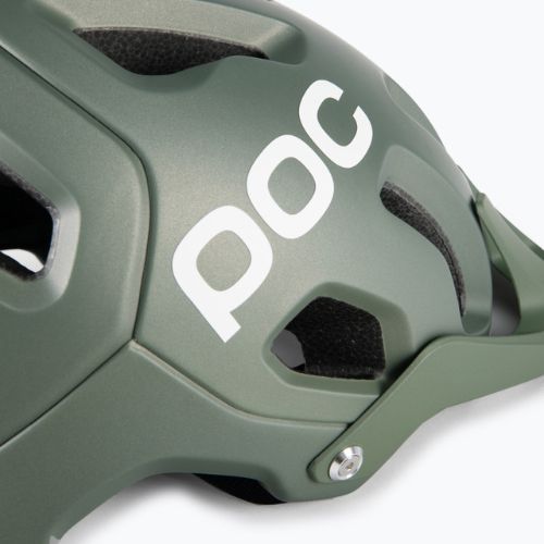 POC Tectal epidote green metallic/matinis dviratininko šalmas