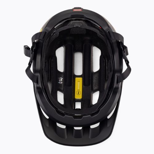 POC Tectal Race MIPS dviratininko šalmas urano juoda/vandenilio balta matinė