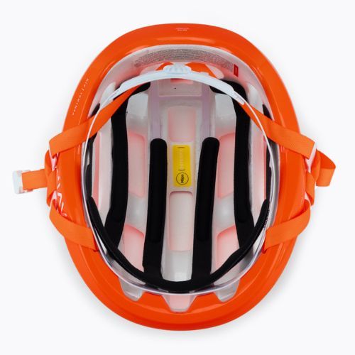 POC Ventral Air MIPS fluorescencinės oranžinės spalvos avip dviračių šalmas