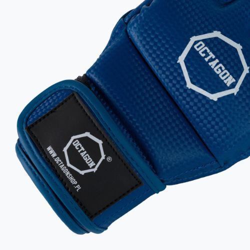 Octagon Kevlar MMA graplingo pirštinės mėlynos spalvos