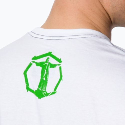 Octagon Brazilian Jiu Jitsu vyriški marškinėliai balti