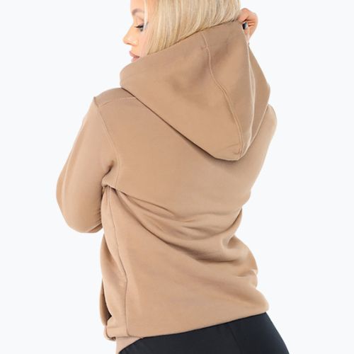 Moteriškas džemperis su gobtuvu Octagon Little brown