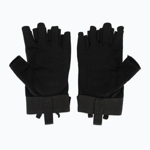 Black Diamond Crag Half-Finger alpinistinės pirštinės juodos spalvos