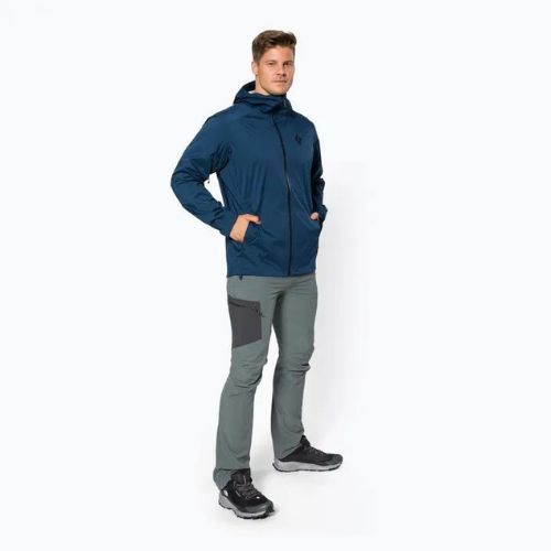 Vyriška Black Diamond Stormline Stretch indigo spalvos striukė nuo lietaus