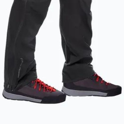 Vyriškos Black Diamond Stormline Stretch Full Zip kelnės nuo lietaus black