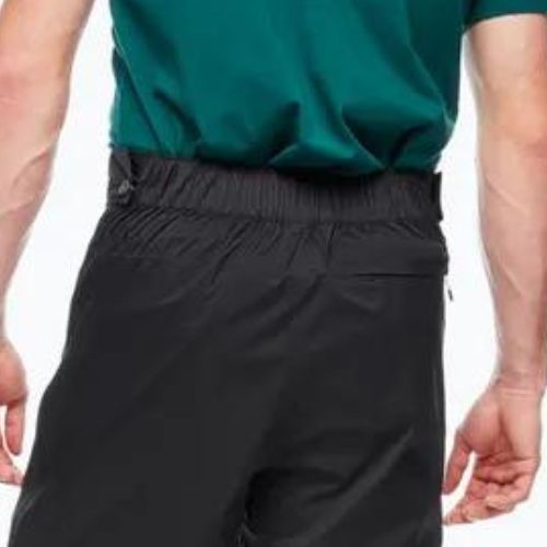 Vyriškos Black Diamond Stormline Stretch Full Zip kelnės nuo lietaus black