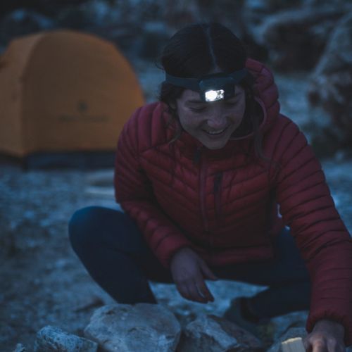 Black Diamond Cosmo 350-R grafitinis galvos žibintuvėlis