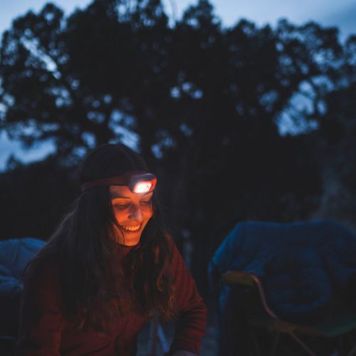 Black Diamond Cosmo 350-R acetatinis galvos žibintuvėlis