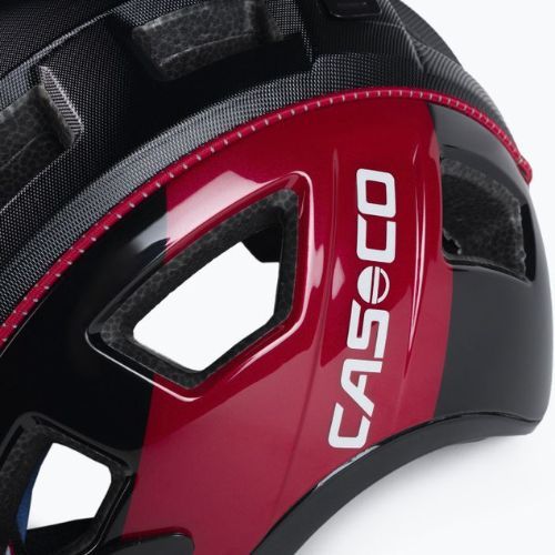 CASCO MTBE 2 dviratininko šalmas juodai raudonas 04.1325