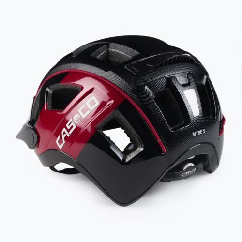 CASCO MTBE 2 dviratininko šalmas juodai raudonas 04.1325