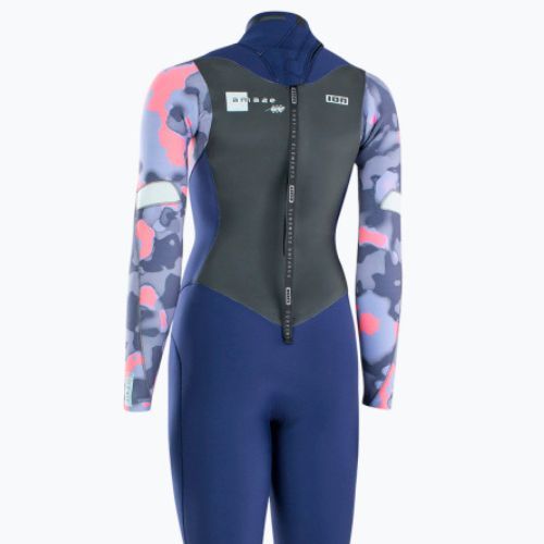 Moteriškas ION Amaze Amp 5/4 mm tamsiai mėlynas plaukimo hidrokostiumas 48223-4506