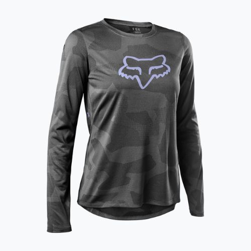 Moteriški dviratininkų marškinėliai Fox Racing Ranger Tru Dri LS pilka 28969