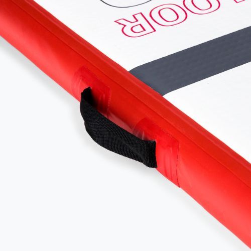 Pure4Fun baltos ir raudonos spalvų pripučiamas treniruočių kilimėlis P4F940190