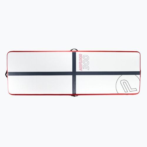 Pure4Fun baltos ir raudonos spalvų pripučiamas treniruočių kilimėlis P4F940190