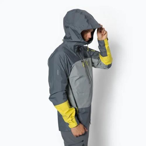 Vyriška Peak Performance Vislight PRO pilka striukė nuo lietaus G77197040