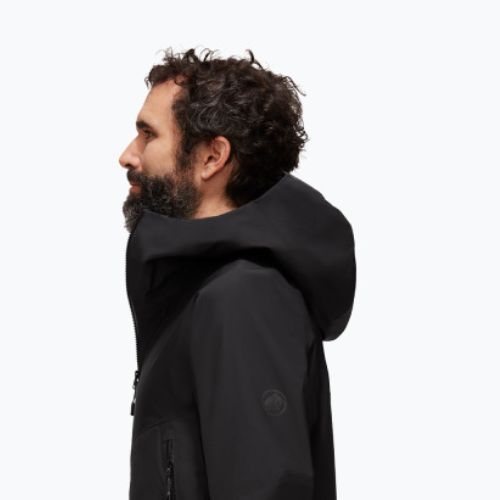 Mammut Crater HS vyriška striukė nuo lietaus juoda