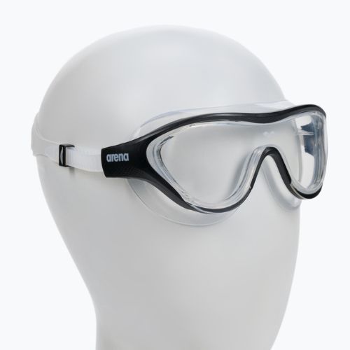 Arena The One kaukė skaidri/juoda/permatoma plaukimo kaukė