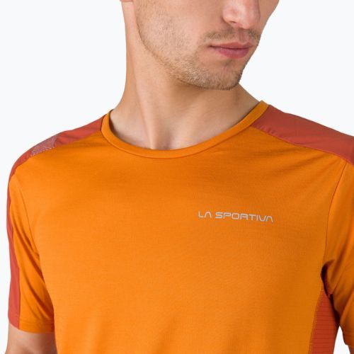 Vyriški La Sportiva Compass trekingo marškinėliai oranžiniai P50205313