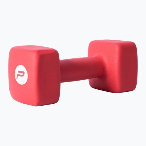 Neopreninis 8 kg hantelis Pure2Improve raudonas P2I201450