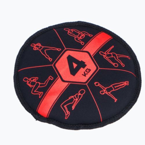 Pure2Improve Sandbell 4 kg smėlio maišas juodai raudonas P2I201220