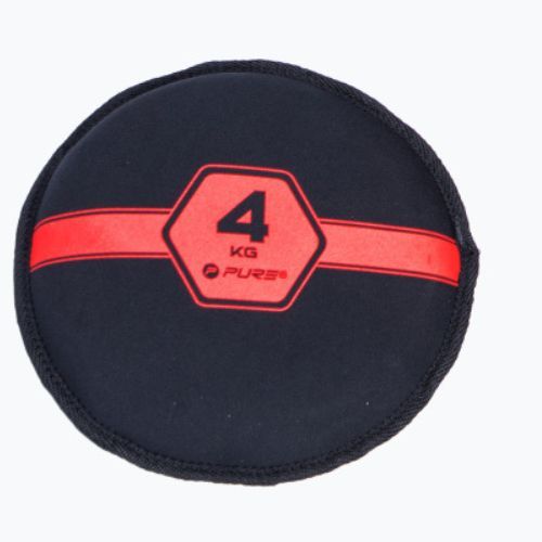 Pure2Improve Sandbell 4 kg smėlio maišas juodai raudonas P2I201220