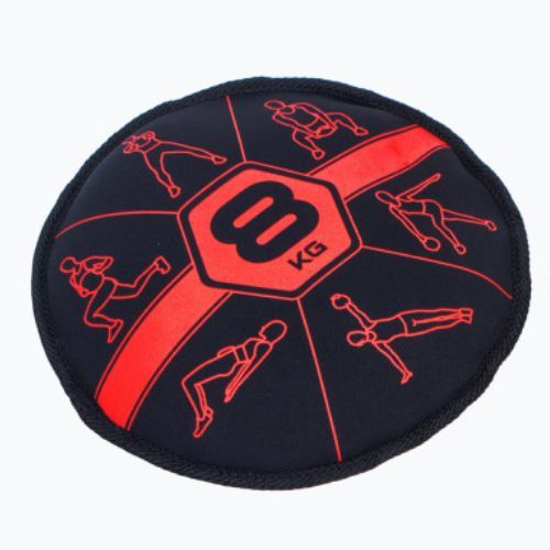 Pure2Improve Sandbell 8 kg smėlio maišas juodos ir raudonos spalvos P2I201240