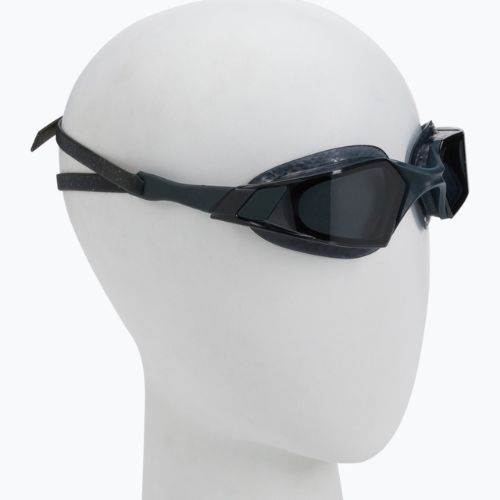 Speedo Aquapulse Pro oxid pilki/fenikso raudoni/dūmų spalvos plaukimo akiniai 68-12264D640