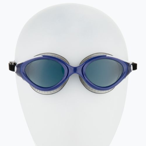 Speedo Futura Biofuse Flexiseal Moteriški plaukimo akiniai juoda/tikra tamsiai mėlyna/balta/dūminė 8-11314F985