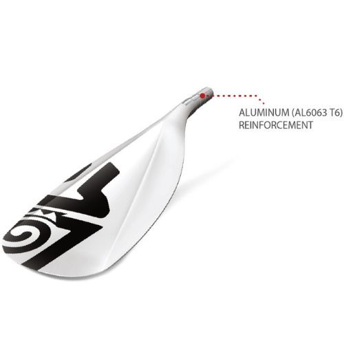 Starboard Lima Tufskin 29 mm anglies juoda ir balta S35 3 dalių SUP irklas