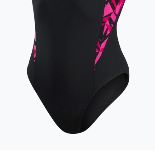Speedo Hyperboom Splice Muscleback moteriškas vientisas maudymosi kostiumėlis juodas 68-13470G720