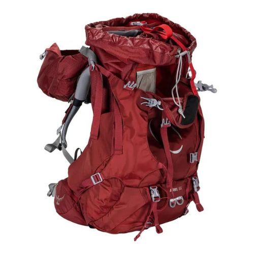 Moteriška trekingo kuprinė Osprey Ariel 55 l raudona 10002887