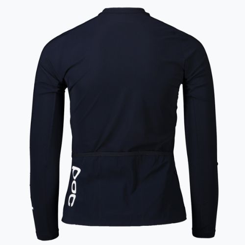 Moteriška dviratininkų apranga ilgomis rankovėmis POC Essential Road navy black