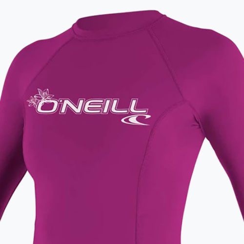 O'Neill Basic Skins moteriški maudymosi marškinėliai rožinės spalvos 3549