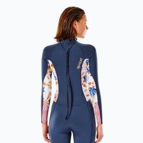 Moteriškas Rip Curl Dawn Patrol 5/3 mm tamsiai mėlynas maudymosi kostiumėlis WSM9DS