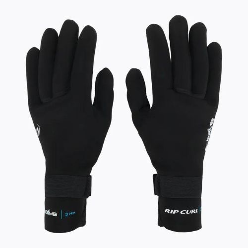 Rip Curl E Bomb 5 Finger 90 2mm black WGL5SE vyriškos neopreninės pirštinės