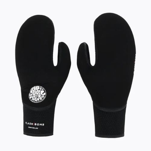 Rip Curl Flashbomb 90 7/5mm vyriškos neopreninės pirštinės juodos WGLYFF