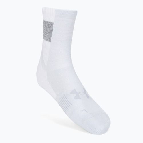 Under Armour ArmourDry Run Crew treniruočių kojinės baltos spalvos UAR-1361156100