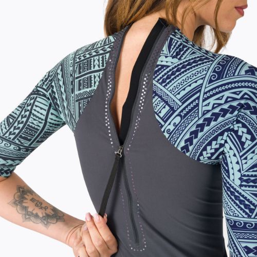 Moteriškas ZONE3 Kona Target triatlono hidrokostiumas mėlynas SS18WWTC101