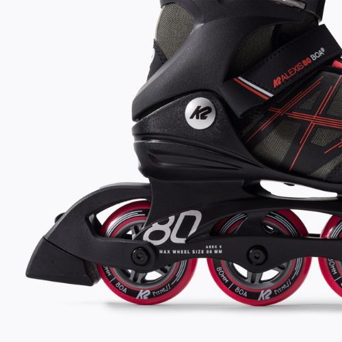 Moteriški riedučiai K2 Alexis 80 Boa grey 30G0317