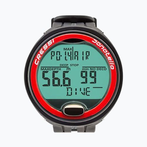 Cressi Donatello nardymo kompiuteris juodas/raudonas KS860058