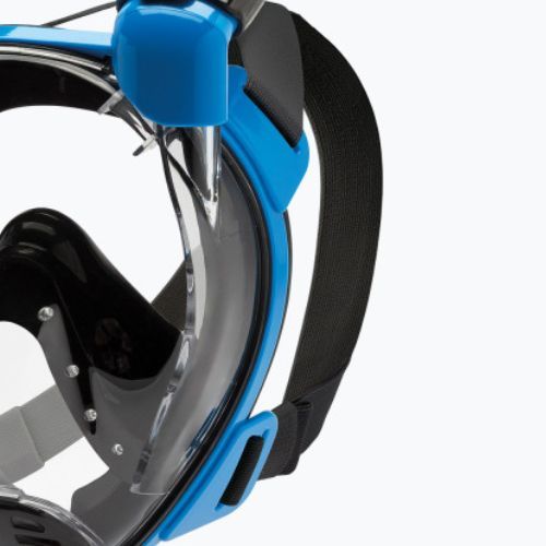 Cressi Baron viso veido kaukė, skirta nardymui su vamzdeliu, juoda ir mėlyna XDT025020