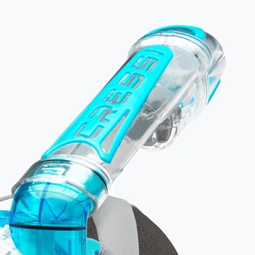 Cressi Duke Dry viso veido kaukė nardymui su vamzdeliu, mėlyna XDT000025