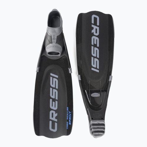 Cressi Gara Turbo Sprint nardymo pelekai juodi BH175036