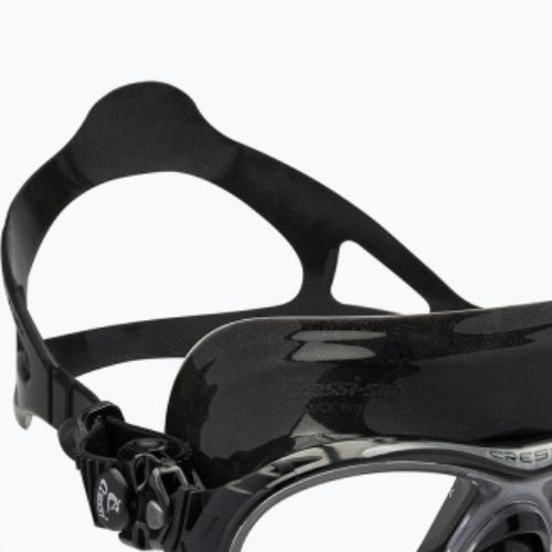 Cressi Big Eyes Evolution + Alpha Ultra Dry nardymo rinkinys juodas WDS337550
